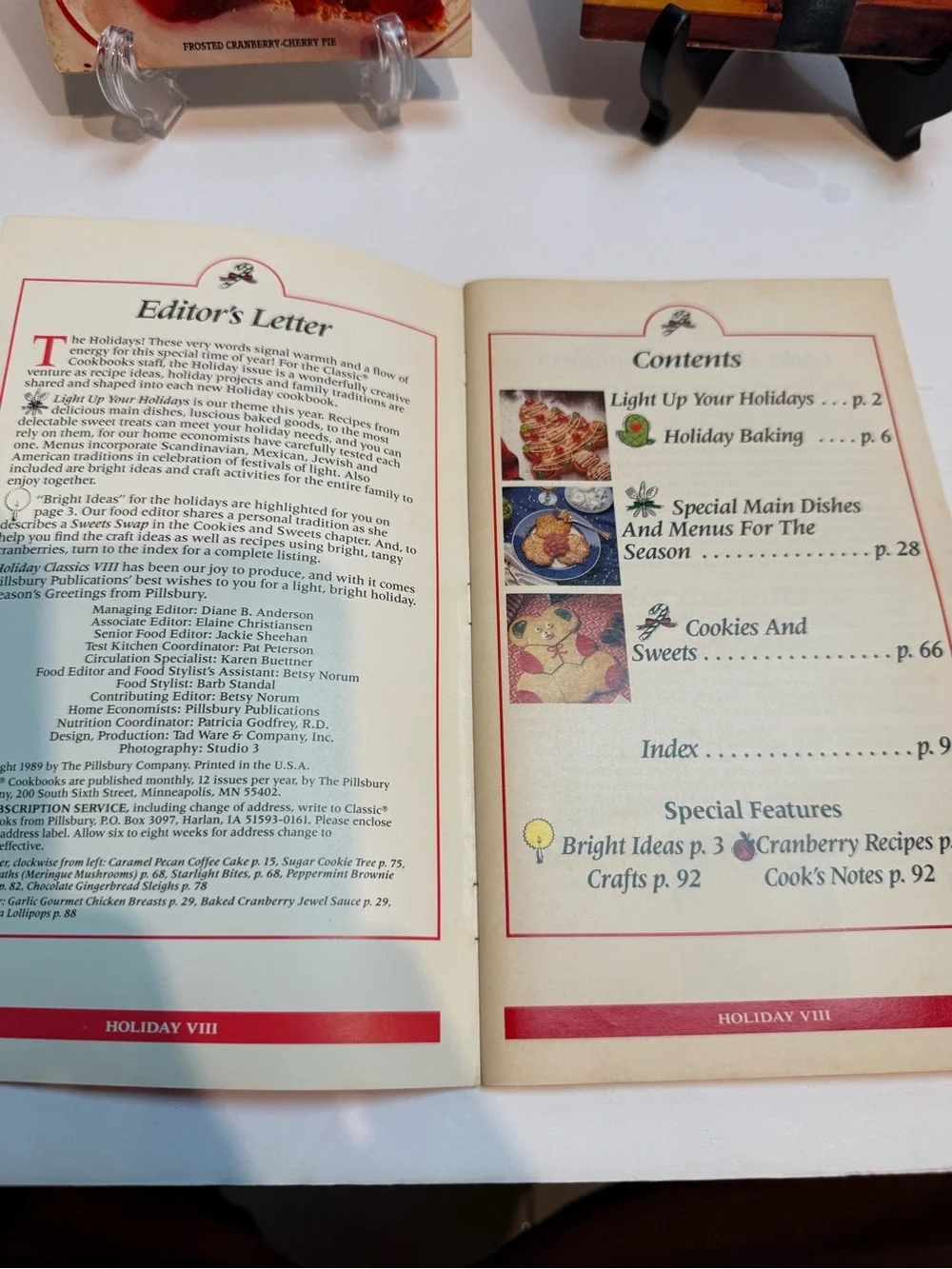 Set of 5 Vintage Pillsbury Cook Books - 1980's